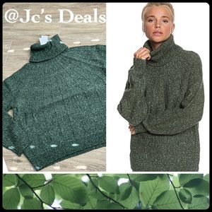 🍃 Roxy Love Last Forever - Turtle Neck Sweater for Women 🍃